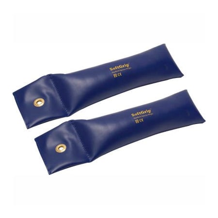 Fabrication Enterprises CanDo SoftGrip Hand Weight, 9 lb., Blue, 1 Pair 10-0362-2